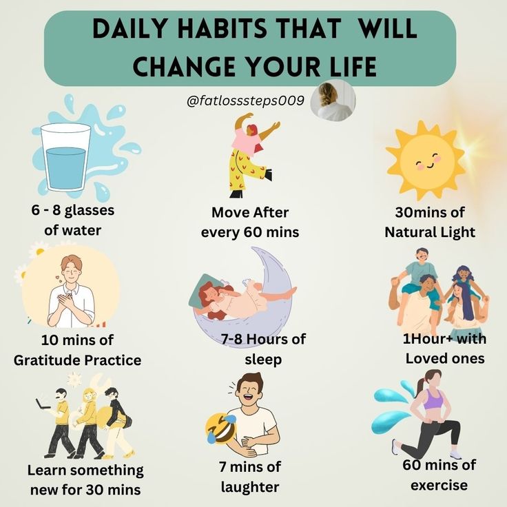 Daily Habits That Will Change Your Life✨️