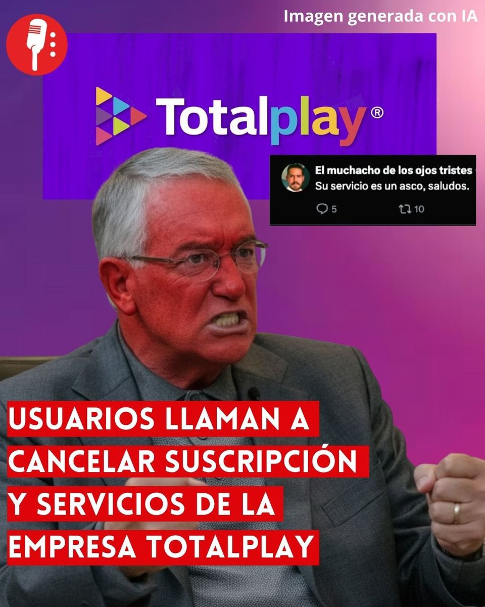 🥊 ¡Otro golpe a SALINAS PLIEGO!

💥 Usuarios se unen vs. <a href="/totalplaymx/">Totalplay</a> 

La directora de la empresa presume que ahí trabajan muchas mujeres, pero la gente le recuerda que el dueño, <a href="/RicardoBSalinas/">Don Ricardo Salinas Pliego</a>, es un misóginø.

Acá la nota, a través de <a href="/ReporterosMX_/">Los Reporteros MX</a>👇