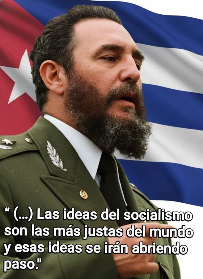 Seguiremos defendiendo las ideas juntas Comandante.
#FidelPorSiempre 
#CubaV