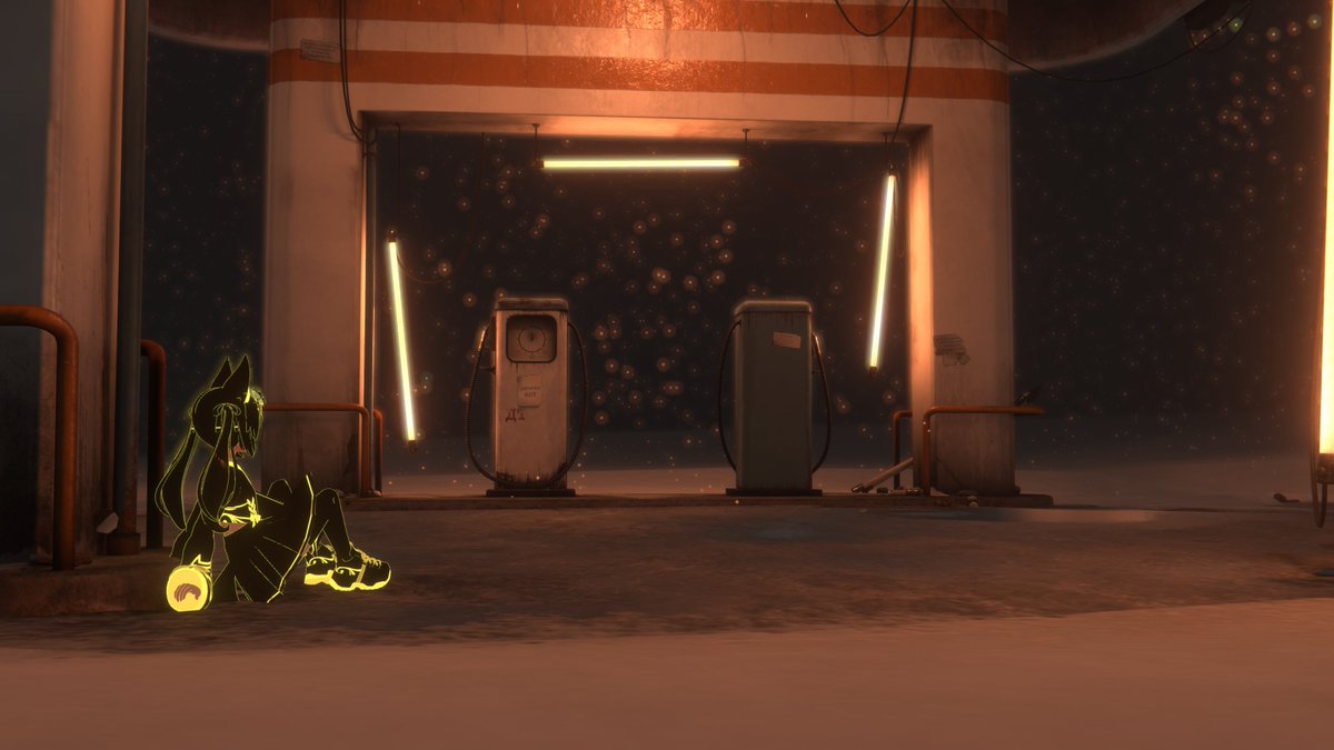 HT_VRChat's tweet image. Snowy Gas Station
#VRC #VRChat
