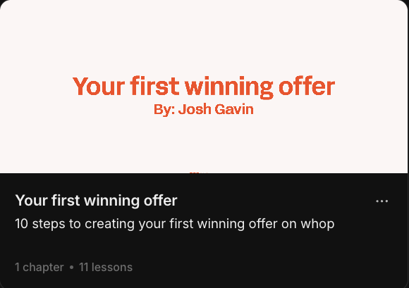 "babe it's xmas dinner, please come home" 

one more lesson i swear

i love <a href="/whopuniversity/">Whop University</a> 

this course being free is just ridiculous