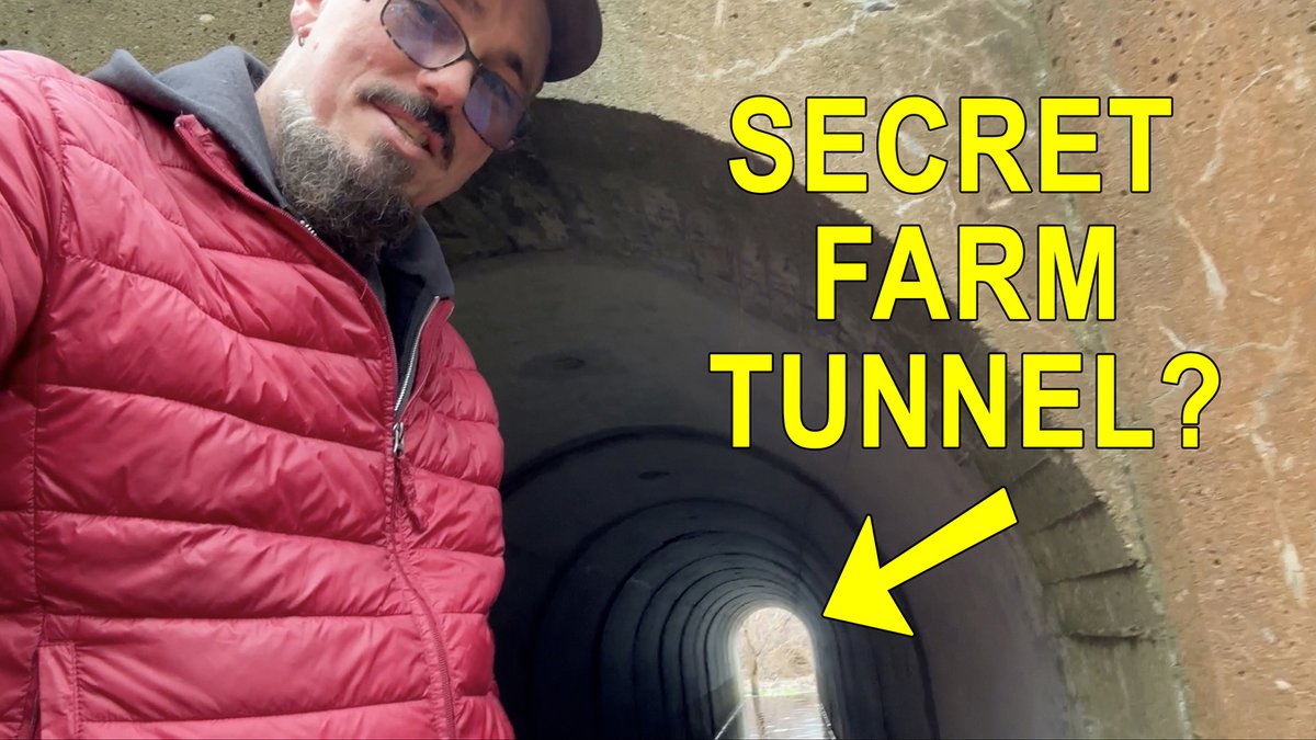 We found a secret tunnel at @bigsprucefarm youtu.be/cLDlr10WVc4