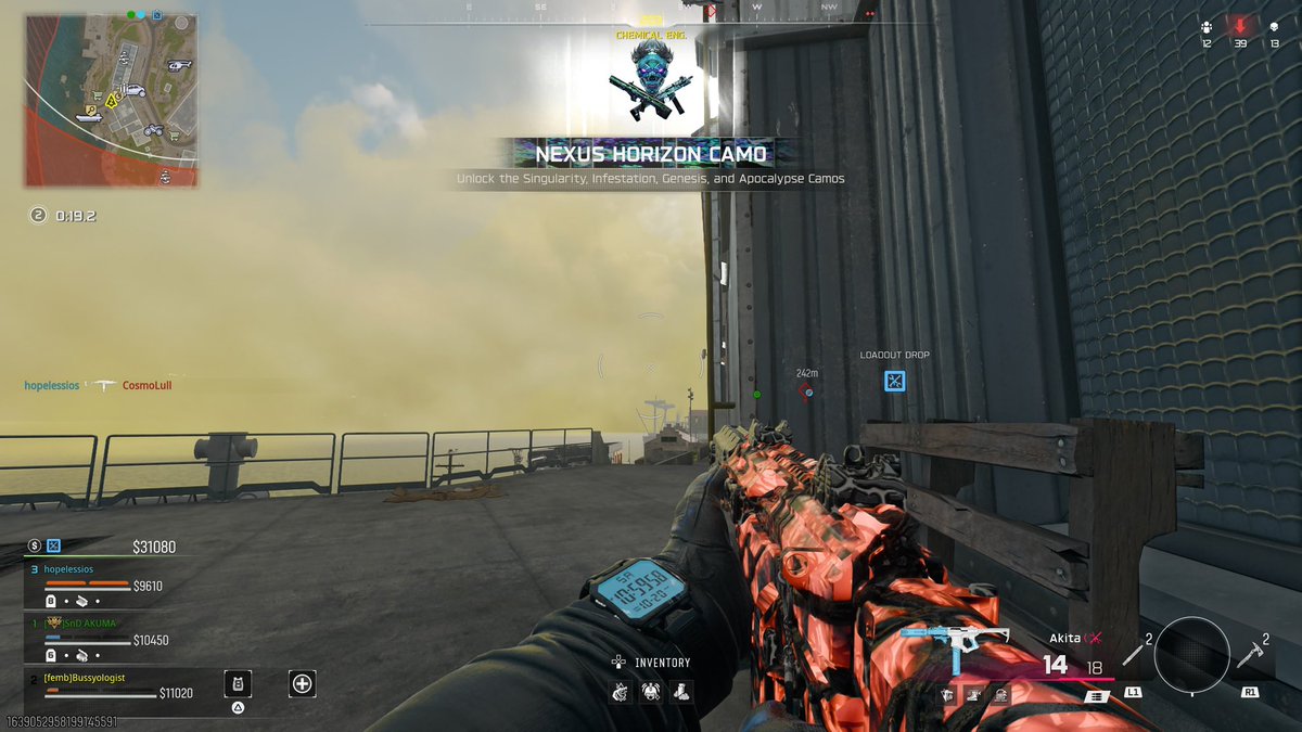 quickrevive10's tweet photo. Nexus Horizon acquired 🙌🫩
Warzone was by far the worst part of the grind lmao. https://t.co/406a83eNAI