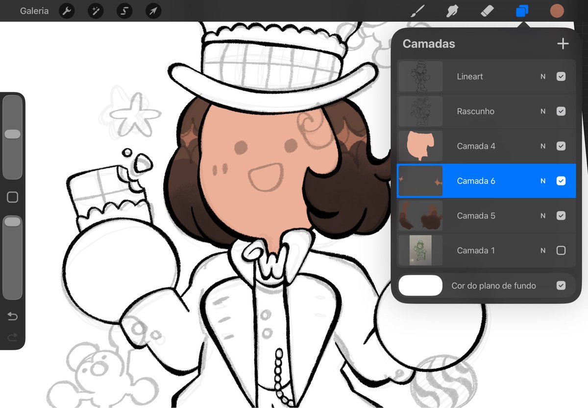 guihenris's tweet image. Atenção: estou fazendo minha primeira encomenda no Procreate e não mais no dedo!! 😭❤️