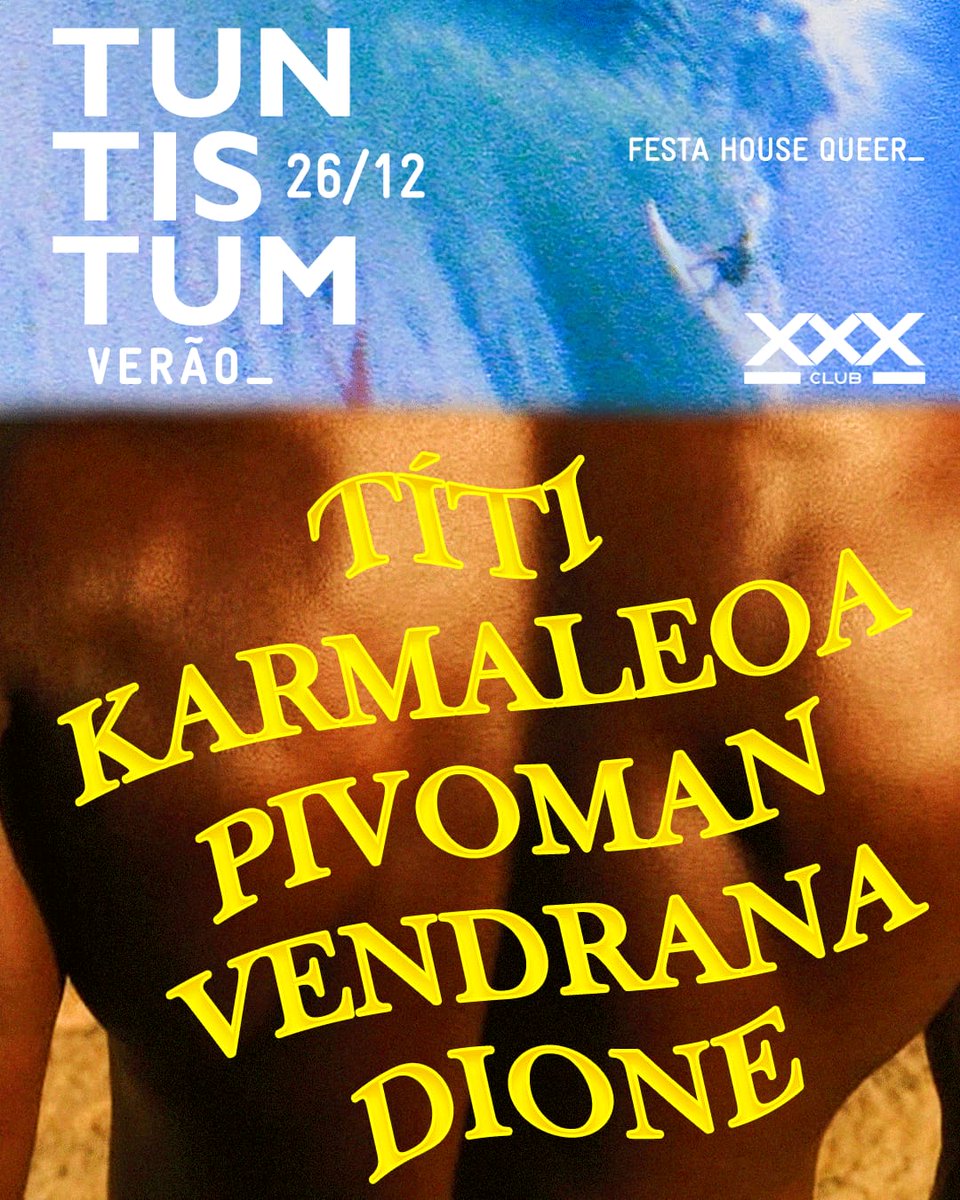 Chegou a semana do Verão e a Tunts tá vindo nessa vibe aqui....

Sexta feira, último fds do mês, o caminho é esse aqui.

Bjs!