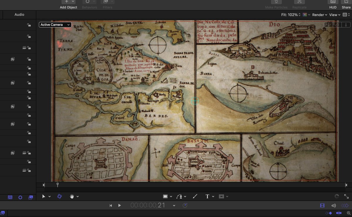 Map of Portuguese forts and strongholds.