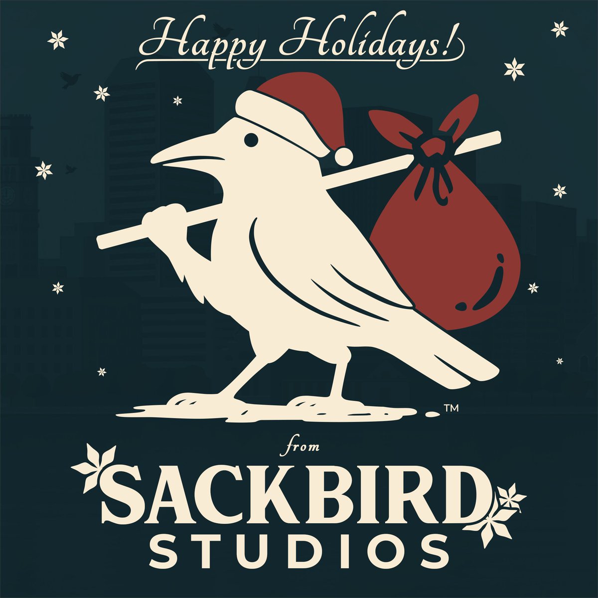 Happy Holidays from all of us at Sackbird Studios! We’re grateful for the support this year and wish you all a wonderful holiday season.