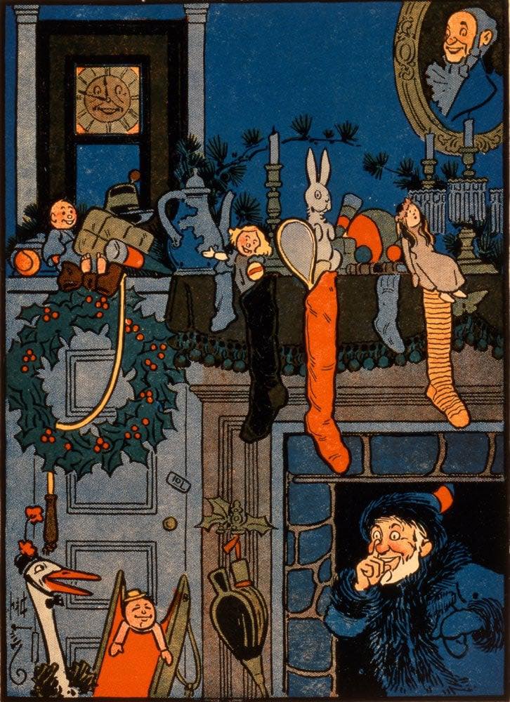 'Τhe Night Before Christmas' #illustration by William Wallace Denslow, 1902