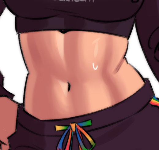 「ABS ABS ABS .... I LOVE DRAWING ABS」|diana🩷のイラスト