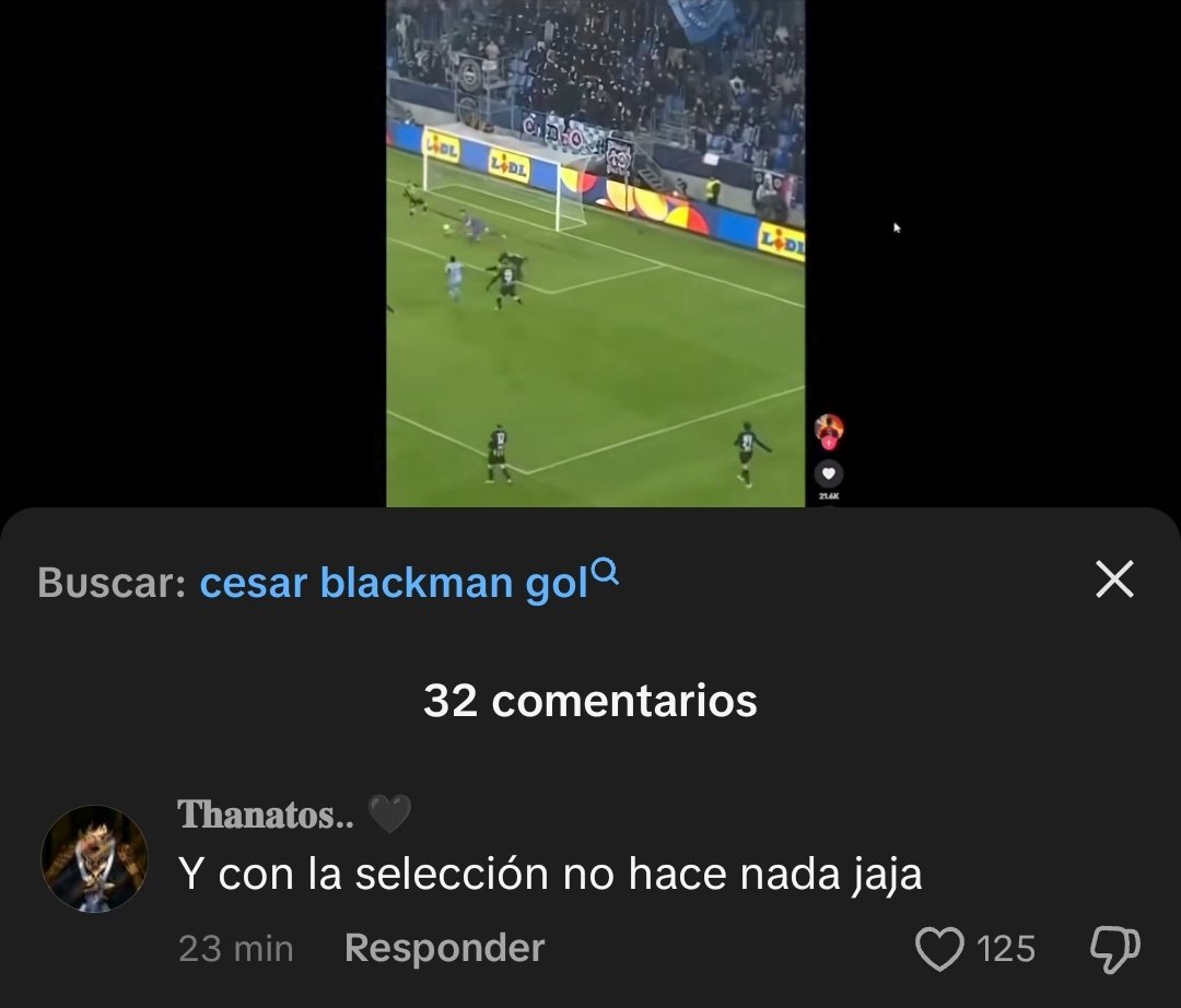 Seguimos confirmando la teoría de que los hinchas de tiktok son brutos