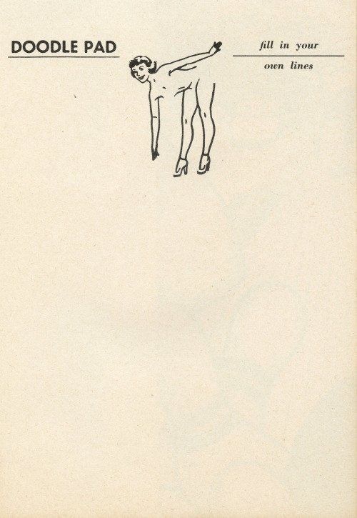 Doodle Pad Dollies: Artist 'Fills In The Lines' On A DIY Mid-Century Sex Mag - Flashbak flashbak.com/doodle-pad-dol…