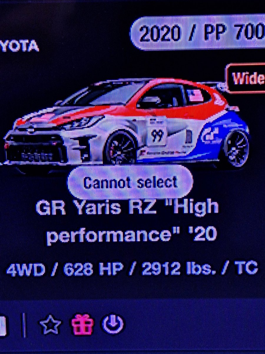 kingpest99's tweet photo. @Kaz_Yamauchi @thegranturismo 
Either Spec III or the DLC broke the original DLC cars. I tried Restore Licenses, but that only last until the next time I power up the console. https://t.co/htj244z4Wb