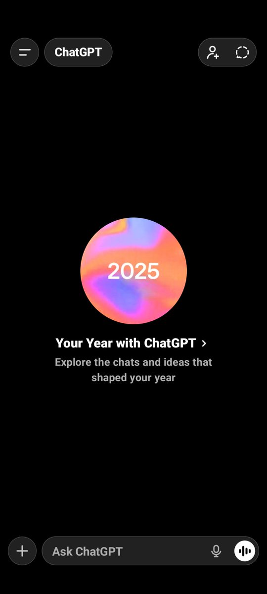 ctgptlb's tweet image. 【速報】OpenAI「Your Year with ChatGPT」を公開！！

2025年のChatGPT利用を振り返る年末機能が登場

・会話テーマや年間利用統計を表示
・Free/Plus/Proユーザー向け
・Memory＆Chat Historyオンが必要
・現在は米英加豪NZで順次展開中
※日本からはVPN必須です

皆さんのもリプで教えてください👀