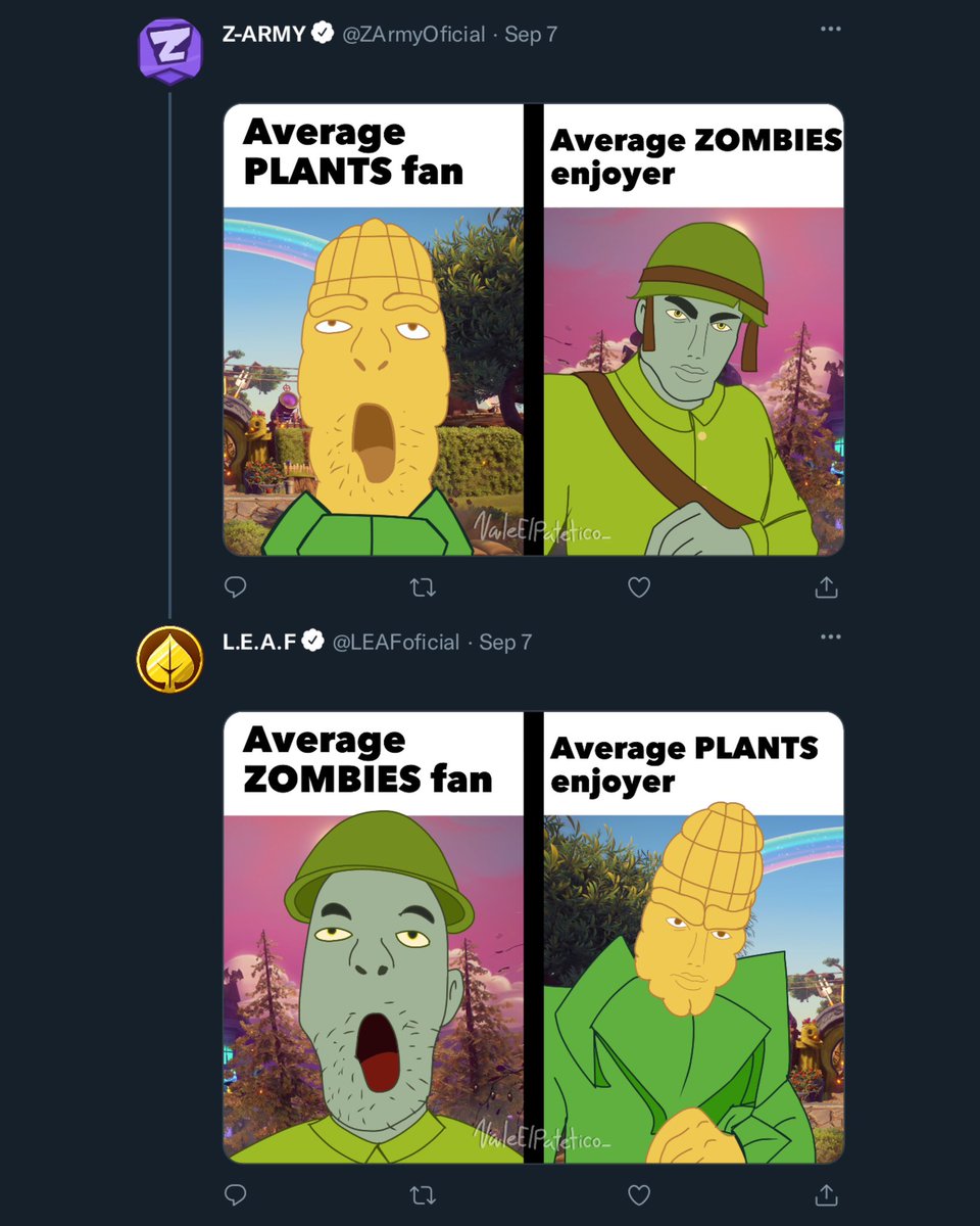 Ustedes creen que en el universo de pvz cada bando haga este tipo de cosas como propaganda o…
(Pase mas tiempo del que debería haciendo esta cochinada)

#pvz