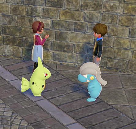 playing pokemon rn and these 2 kids are gonna have the CRAZIEST battles when theyre older and their pkmn are evolved