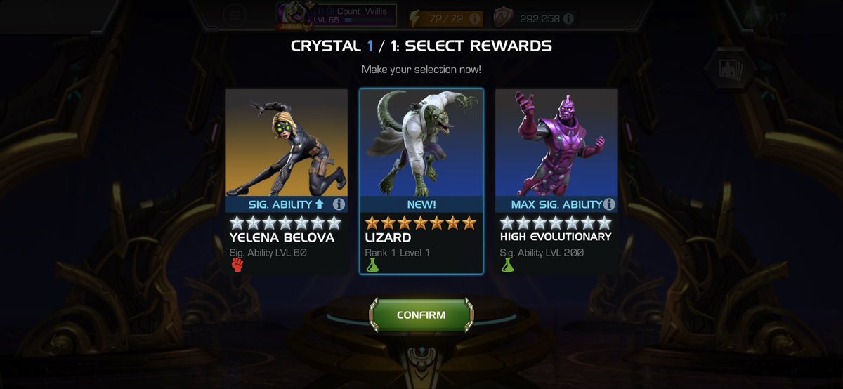 Count_willis's tweet image. YES!!!! @MarvelChampions #mcoc