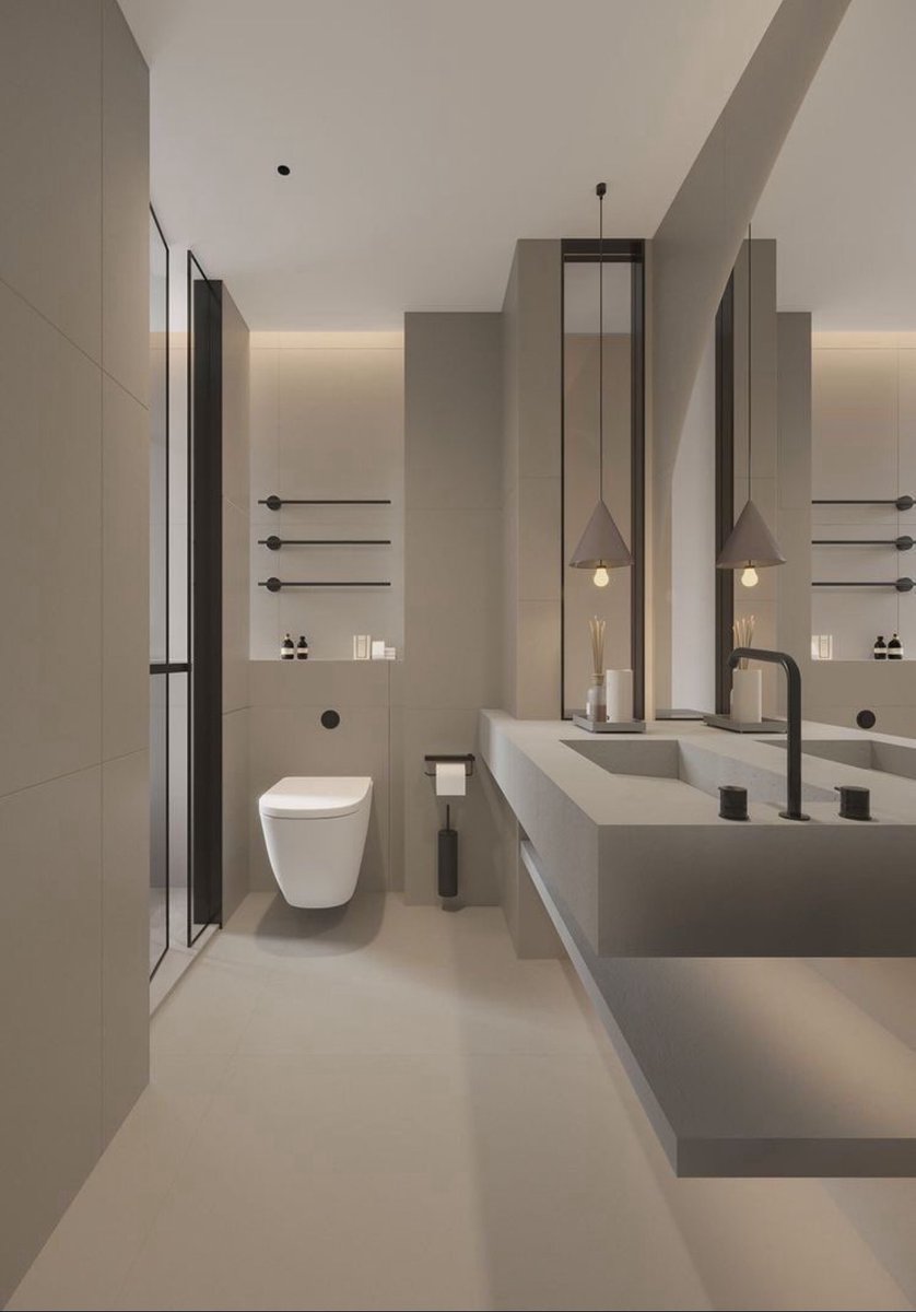 INTERIORPORN1's tweet image. Minimalistic bathroom