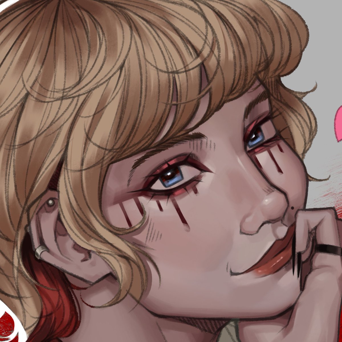 "Caaiooo me ajuda a tirar essa foto aqui, acabei de retocar o delineado"

❈  🎀  𝒞𝒾𝓃𝒹𝓎  🎀  ❈
#Hexatombefanart #Hexatombe #PSIKOLERA