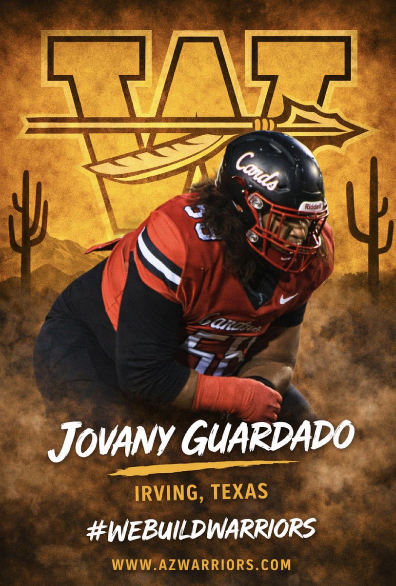 Jovanyguardado8's tweet photo. After a great conversation with @ArizonaWarriors im grateful to receive my 2nd offer #AGTG https://t.co/FOIH2zCf2G