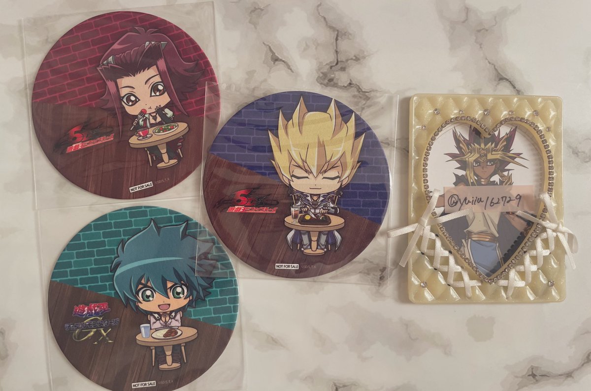 遊戯王コラボカフェ 交換 譲】写真の特典ブロマイド、コースター 求
