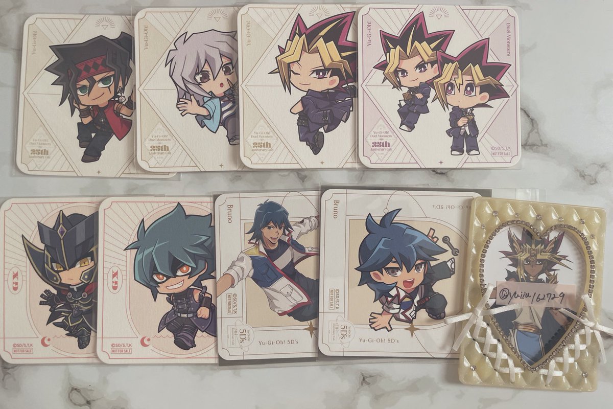 遊戯王コラボカフェ 交換 譲】写真の特典ブロマイド、コースター 求