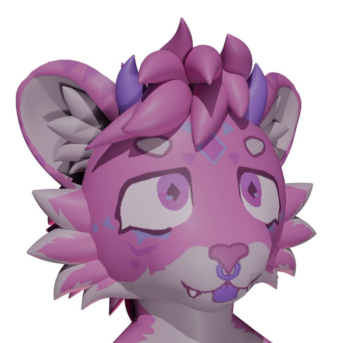 I've been learning blender over the course of this year and I'm feeling that I'm at the point where I can showcase my work more publicly! 
The Sharp (red guy) one is old but the Fella (pink guy) one is quite new! I have more to show off in the coming days.