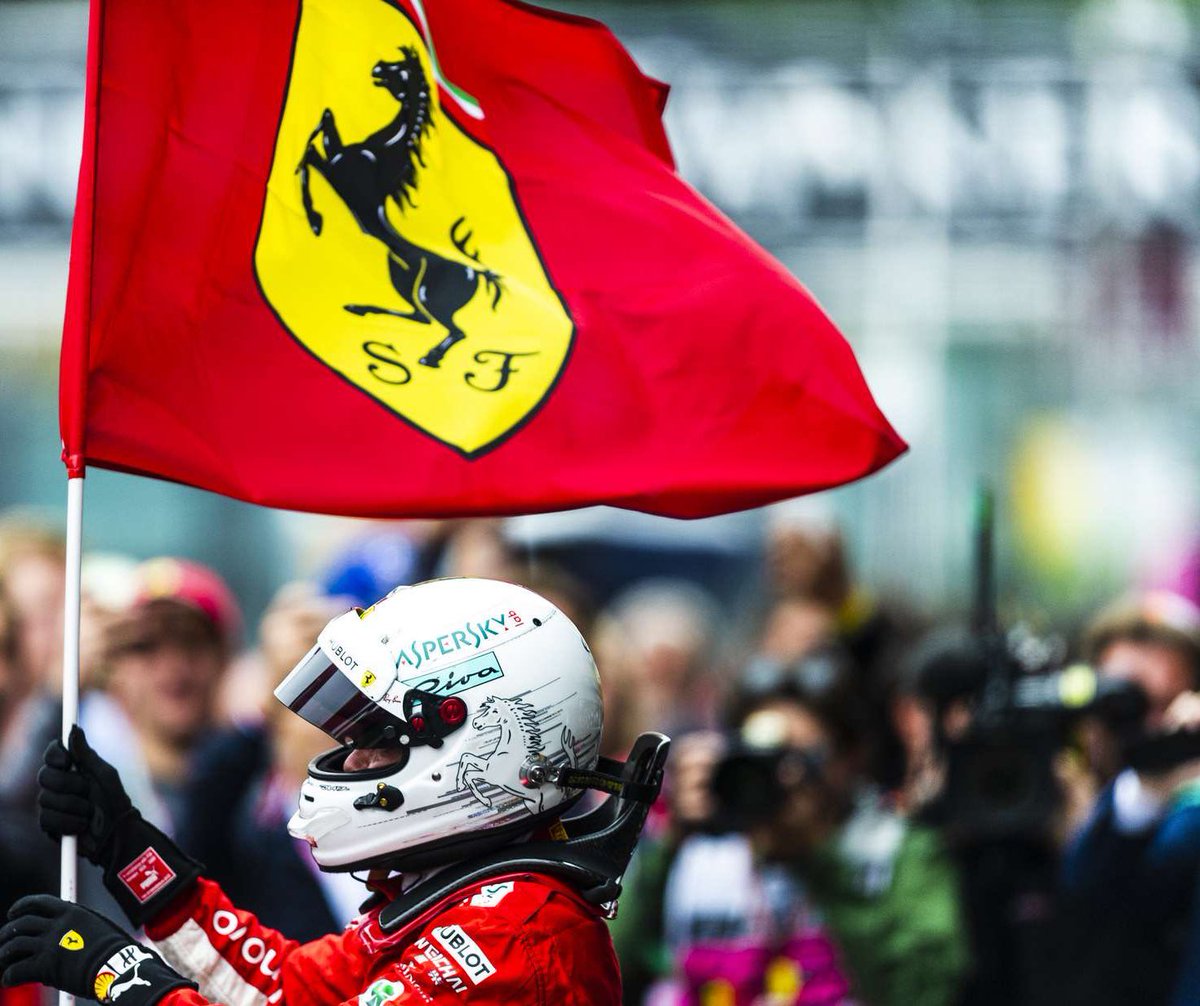 Scuderiascoop's tweet photo. No driver embodied the spirit of Ferrari more fittingly, or deserved its ultimate crown more wholly, than Seb. He didn't just drive for the team, he lived it. 

A tifoso at heart, he immersed himself in the language, the history, and the very soul of Maranello. His quest for the title was never just about winning; it was about fulfilling a shared destiny.
