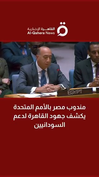 مندوب مصر بالأمم المتحدة يكشف جهود القاهرة لدعم السودانيين 