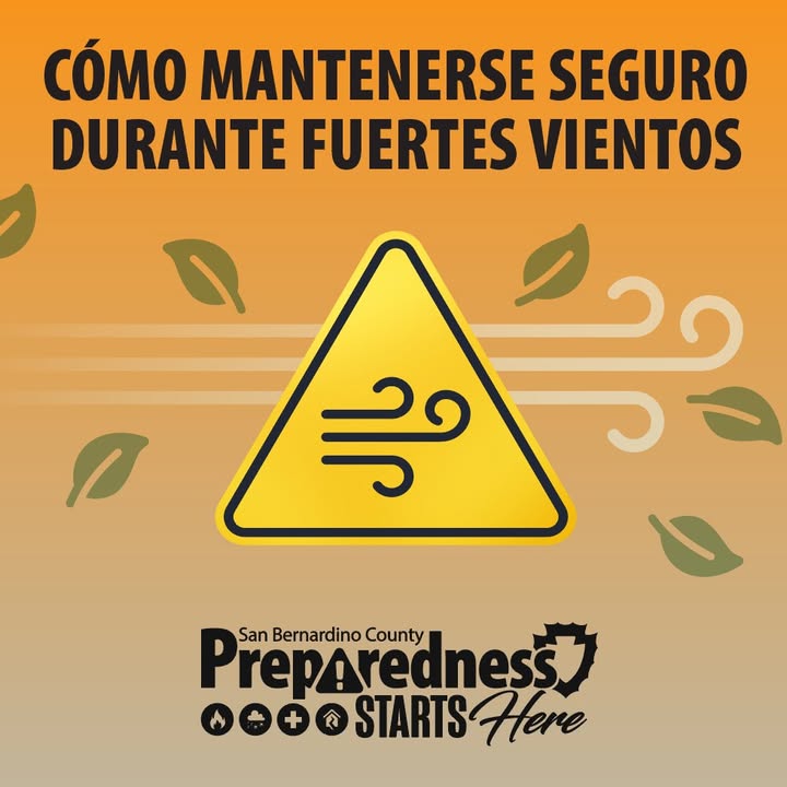 In anticipation of high winds beginning tomorrow, here's some safety tips: 

🍃 It’s best to stay indoors during high winds. 

🍃 If you must drive, keep a safe distance away from other vehicles. Strong wind gusts may blow vehicles off-course. Also, stay clear of box trucks, RVs