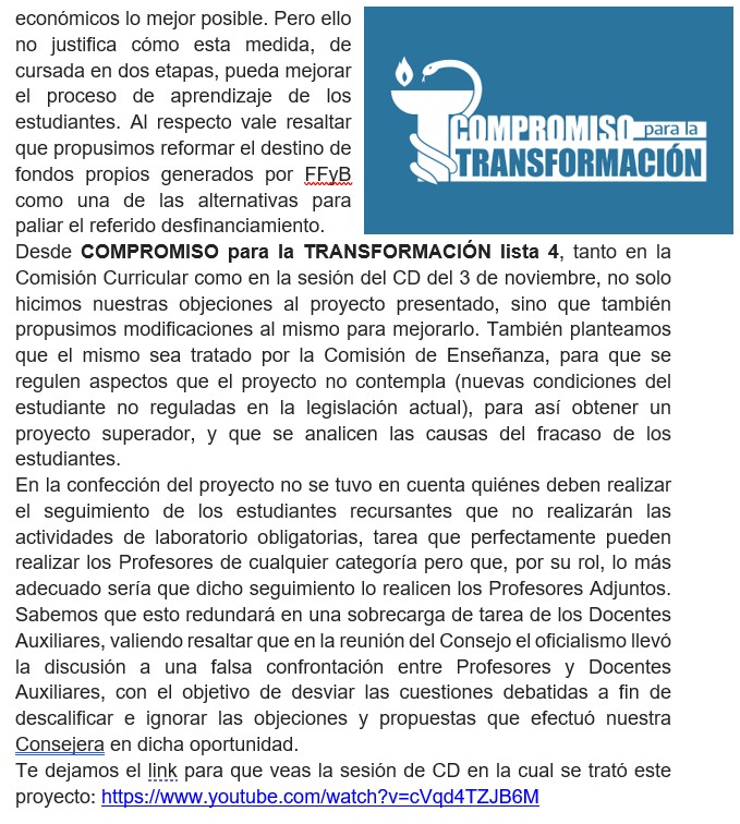 Sobre la nueva categoría híbrida de estudiantes recursantes no prevista en la normativa existente