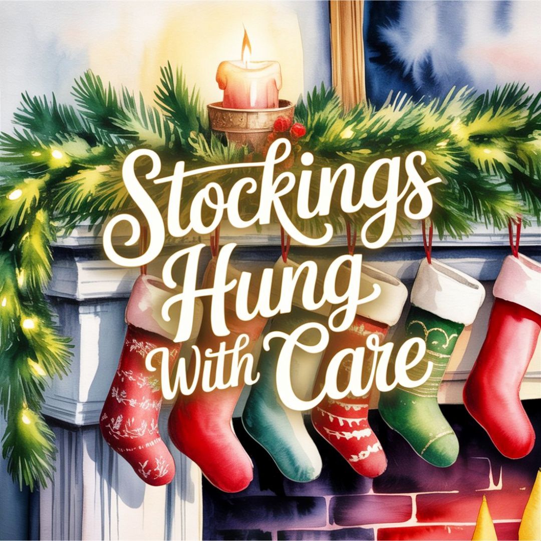 Stockings hung with care — almost time! 🧦✨ #CozyChristmas #HolidayTradition #WarmNights