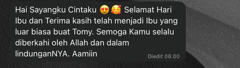 rsapriyani's tweet photo. Si gak romantis, dipaksa ngucapin hari ibu, akhirnya tulisannya di edit2 hahahaha.. bingung diaaahhh🤣

Gapapa.. terimakasih ya selalu mengusahakan untuk aku &amp; si bayiiiii gemasss, semoga Allah selalu menjagamu swamikuuu.. https://t.co/nmsRV0STKs