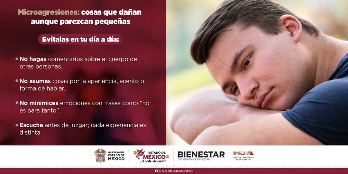 Microagresiones: cosas que dañan aunque “parezcan pequeñas”

#ElPoderDeServir
#LaGeneraciónDeLaTransformación