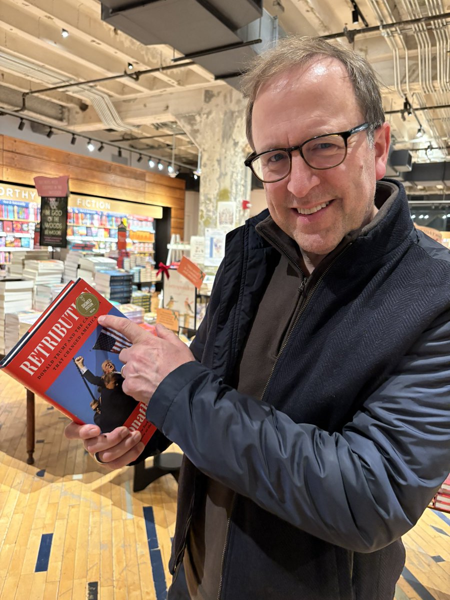 jonkarl's tweet image. Signed copies of Retribution now available at the @BNBuzz in Georgetown