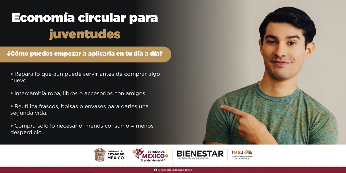 Economía circular para juventudes

#ElPoderDeServir
#LaGeneraciónDeLaTransformación