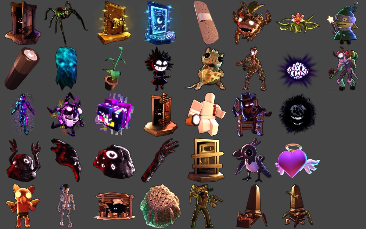 Nearly EVERY SINGLE RENDER I've created for #doorsroblox wiki