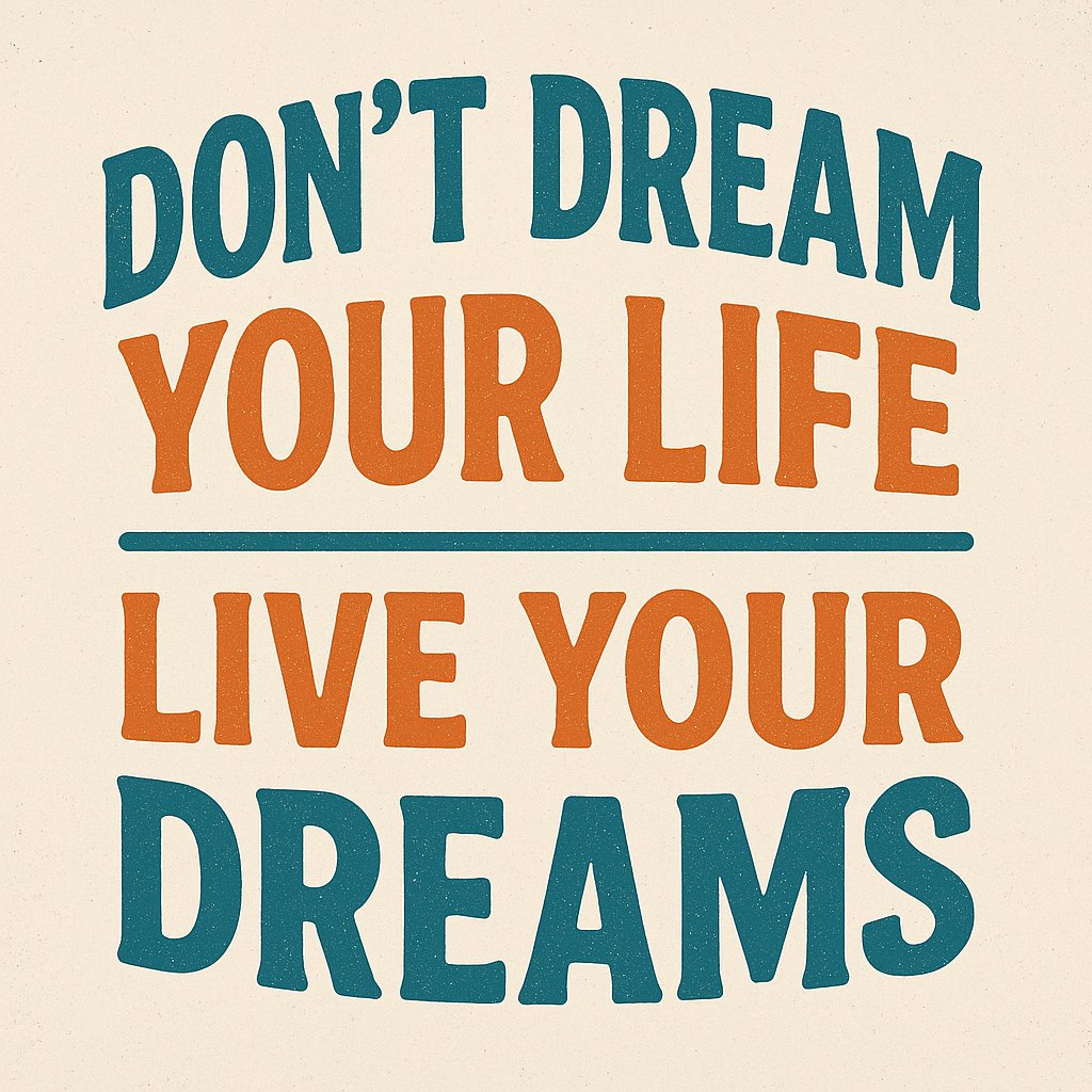 stevenguyenphd's tweet photo. Don't Dream Your Life, Live Your Dreams https://t.co/wwkl2CWrLP