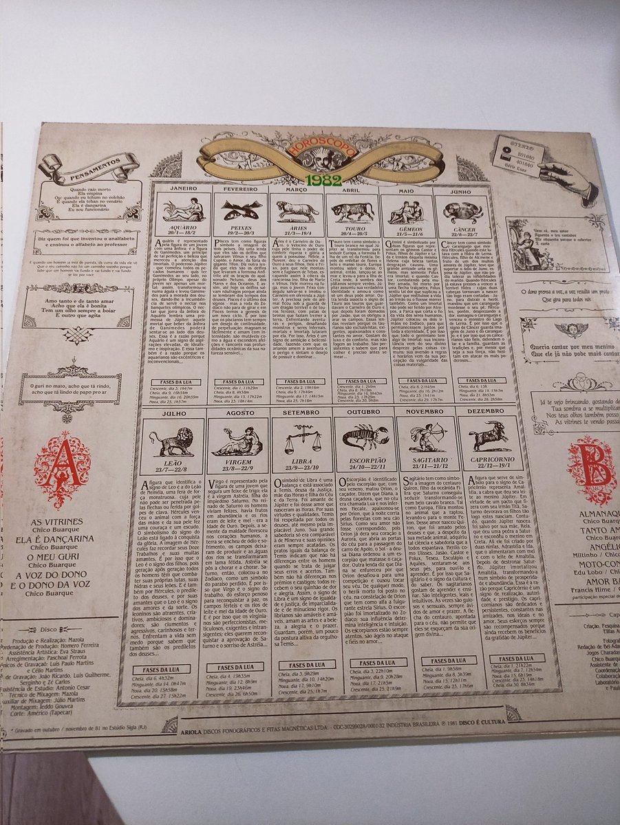 Alma-naque, Chico Buarque, 1982