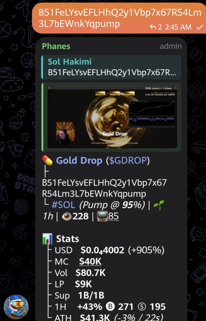 dehunter0's tweet photo. B51FeLYsvEFLHhQ2y1Vbp7x67R54Lm3L7bEWnkYqpump

Watch your entry on $GDROP

#gdrop #helevier #invest #memecoin #Crypto #DOGE #binance https://t.co/3TPWwBGuqZ