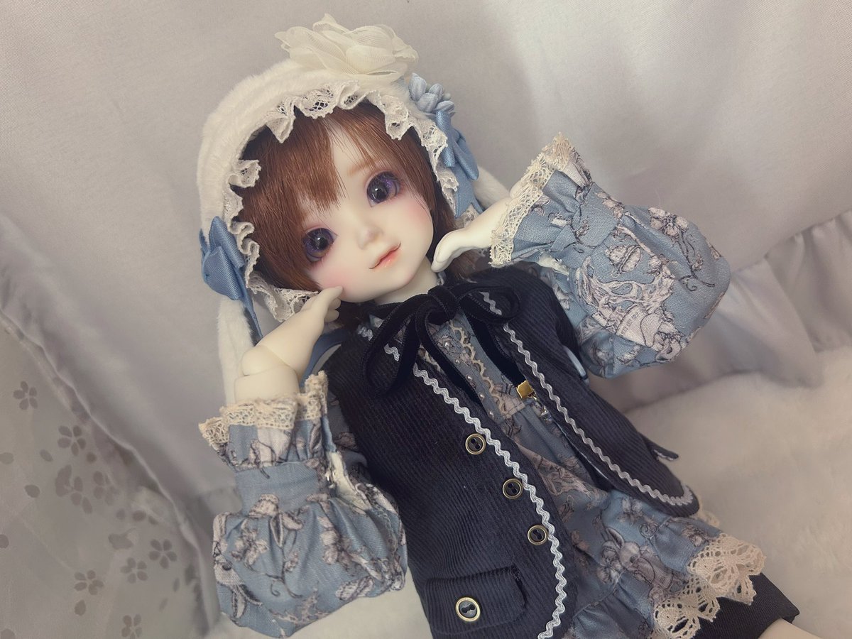 kaguya_doll's tweet photo. #psycho_lab 様より
素敵なお洋服届きました　ɞ˚˙

海夜くんのお迎えドレスとして買いました

かわいいねぇ似合ってるよ海夜くん˙˚ʚ(*´꒳`*)ɞ˚˙

#SDM39 https://t.co/fl8odMYD00