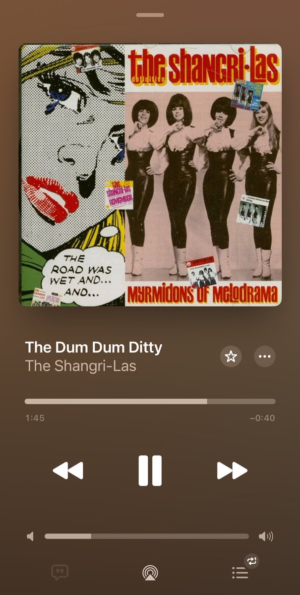 kernel1571's tweet image. シャングリ・ラス(youtu.be/XXIyoFvPEfk?si…)とグッディーズ(youtu.be/RPvjRLux7qU?si…)が歌った「The Dum Dum Ditty」、同じオケでも歌ってる人が違うだけで全く違うの面白いね。
後者の方がグッとスペクター・サウンドに聞こえる

#RedBird
#Shangrilas
#Bluecat