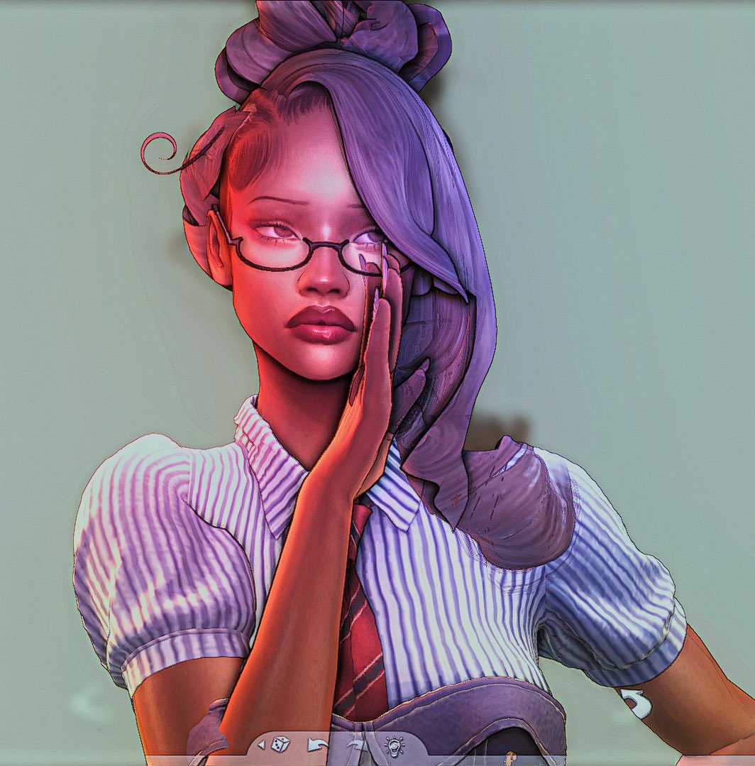 aleplaysDTI's tweet image. Have I mentioned before that I love women in glasses? Because I do, and I love her too