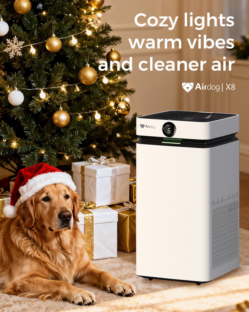 AirdogPro's tweet photo. (5/3)Which Christmas gift can make your home more comfortable, warm, and fresh?in 12.25 your stunning gifts!?🎁
Drop your comments below you may have chance to get one!

 #ChristmasGifts #HomeEssentials#Christmasgift#Airdog#AirdogAirPurifier https://t.co/lGxPRZW2tL
