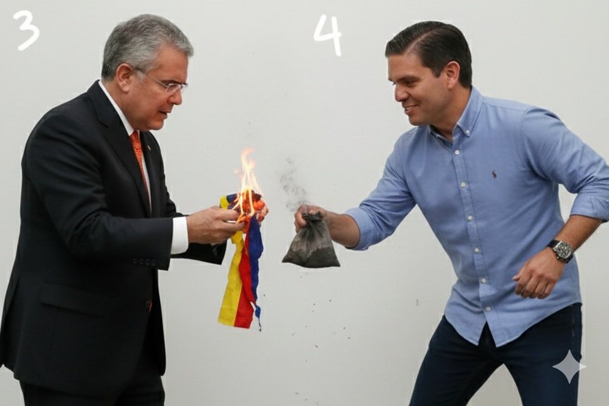 Uribe no solo fue traicionado por Santos.
Fue destruido en su honra por él.
Y aun así, lo sigue favoreciendo.
Eso ya parece síndrome de Estocolmo político, nace el Uribesantismo. 👎🏼