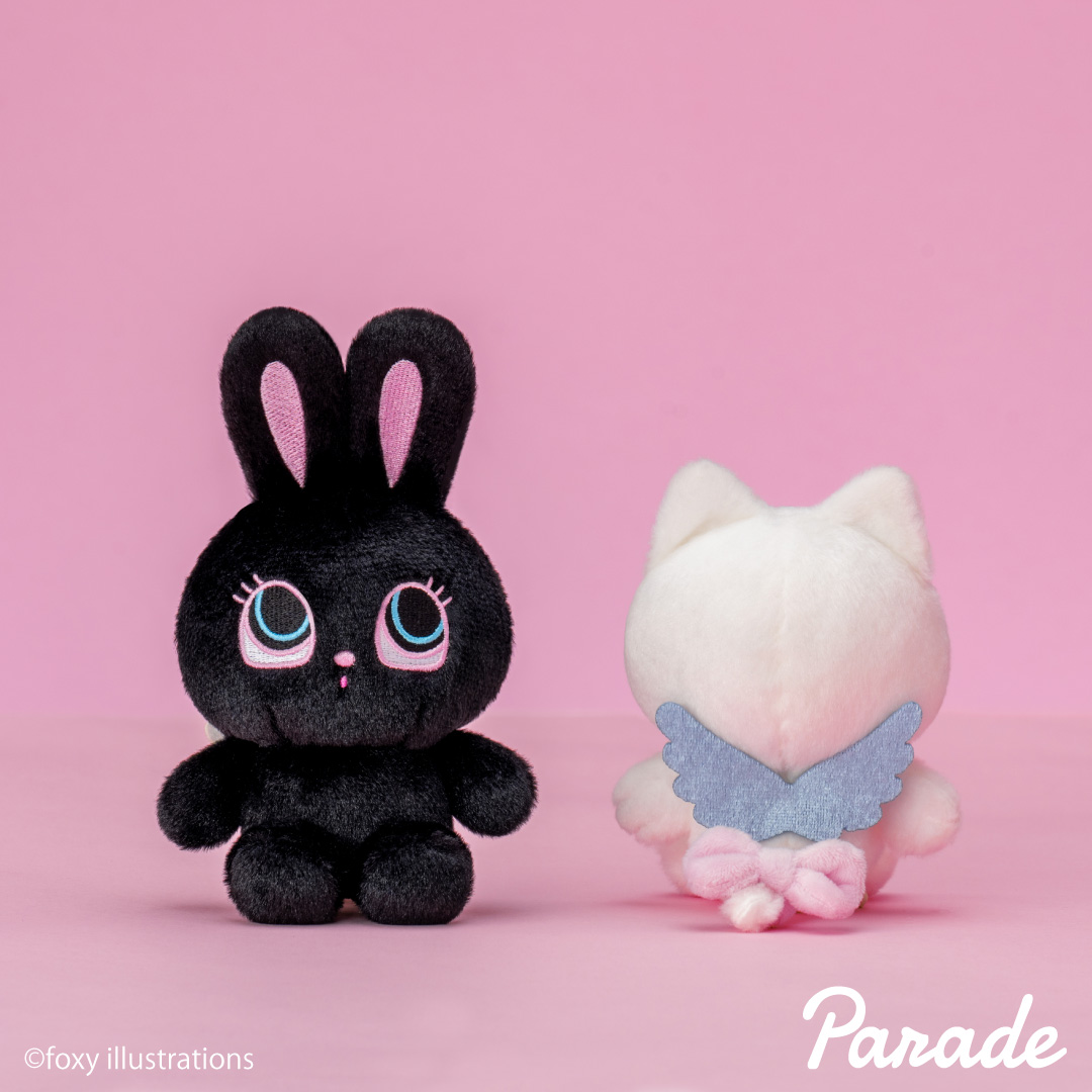 エンジェルキャラクターぬいぐるみ*9 📢1月プライズ新情報 ＼ foxy illustrations(@____foxy____)より