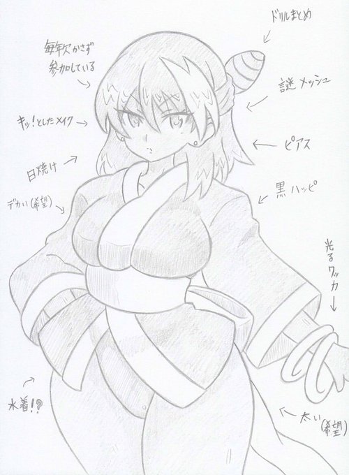 オリジナル、オマツリ少女のまつりちゃん 