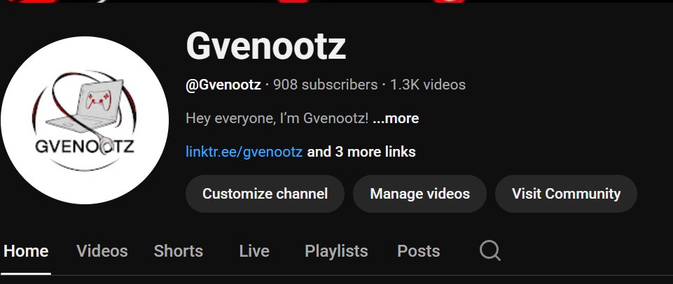gvenootz's tweet photo. Big milestones! 🚀 900+ subs on YouTube, 200 followers on TikTok, and 100+ on Kick!
None of this happens without your support every follow, like, and share means everything. Thank you for helping grow this community. https://t.co/QI4f8tieIL