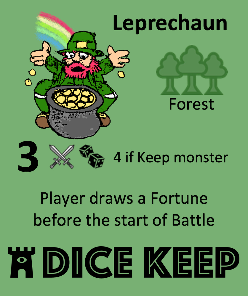 Dice Keep forest monsters can be tricky.