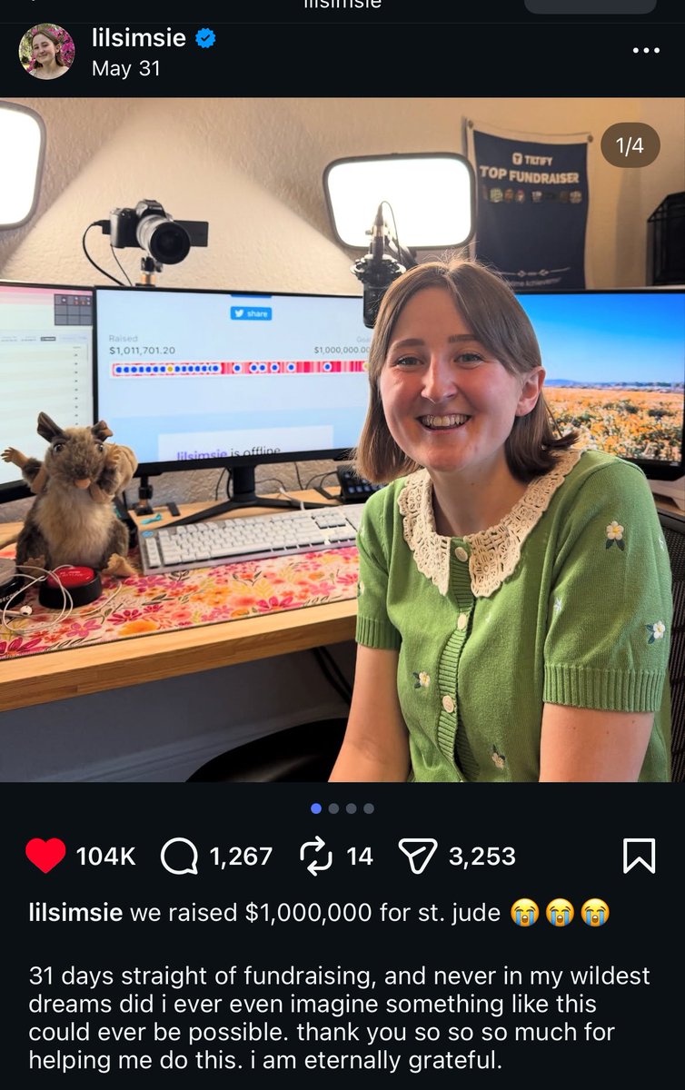 my good sis who’s a swiftie has been donating to children in Gaza + raising 1M for st Jude’s like every month. What has the beyhive done besides being misogynistic and reducing her character to her appearance all because she likes Taylor swift