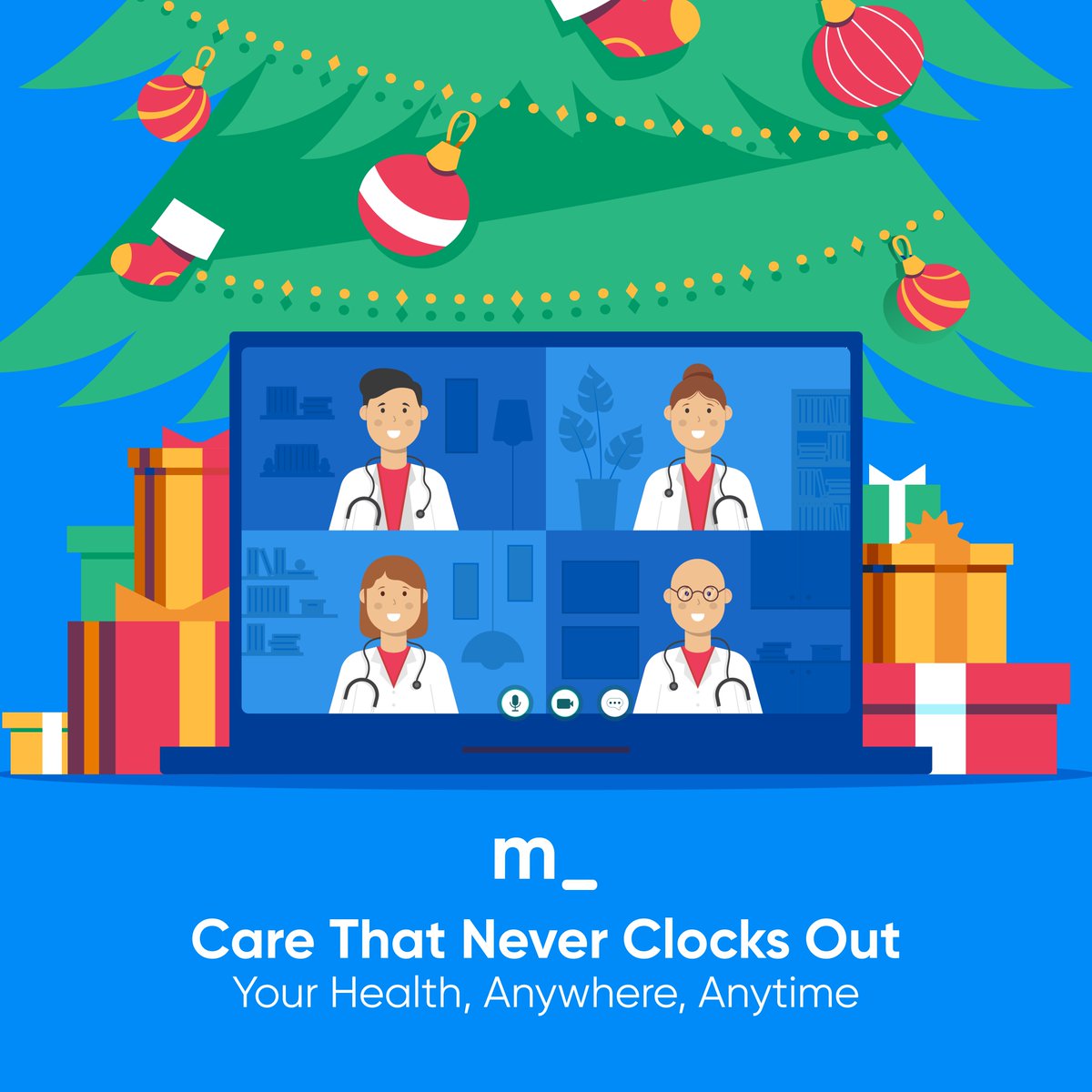 Care doesn’t clock out. ⏰ Stay healthy anywhere, anytime with Medgate—even on holidays! Download the app now! #Medgate #HealthcareAnytime #Telemedicine